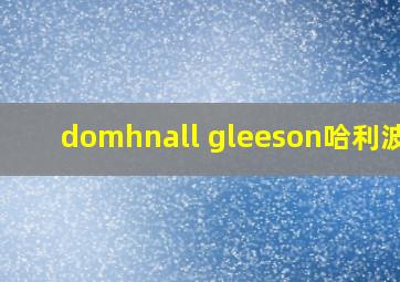 domhnall gleeson哈利波特